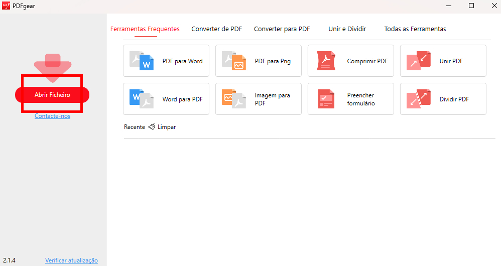 Abrir um Arquivo PDF