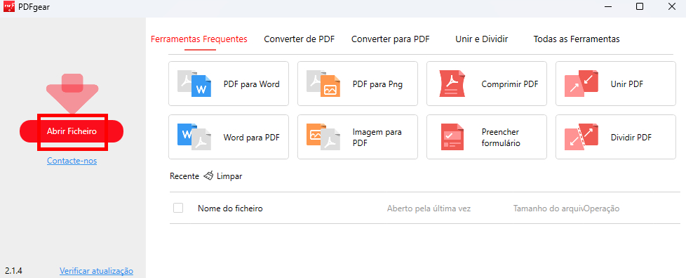 Abrir Arquivo PDF no PDFgear