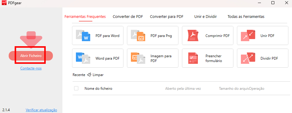 Abrir Arquivo PDF no PDFgear