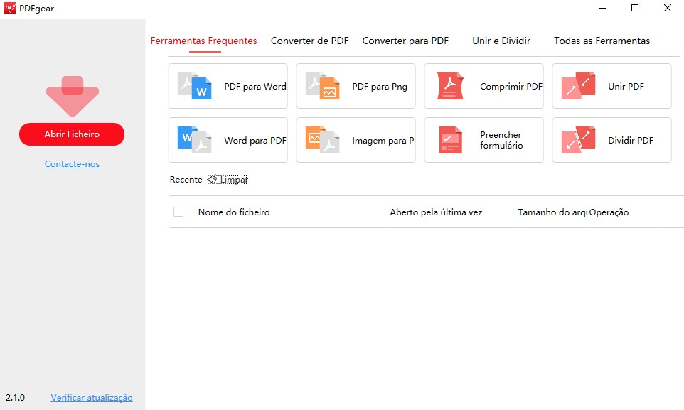 Abrir PDF para pesquisar com PDFgear