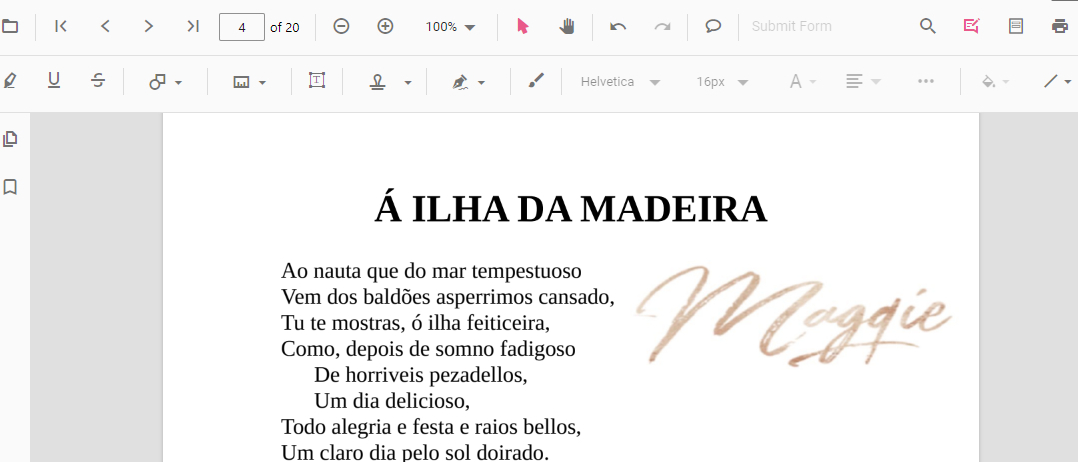 Ajustar a Assinatura