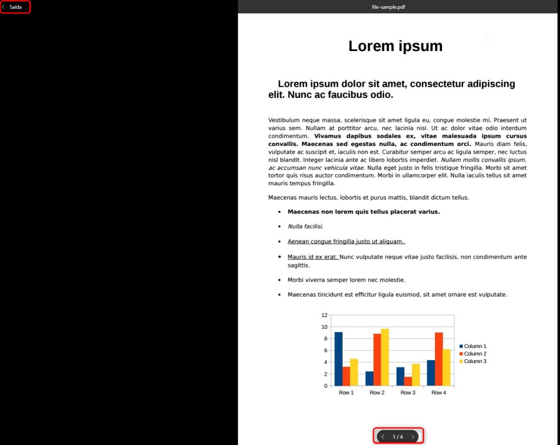 Apresentar PDF em Apresentação de Slides