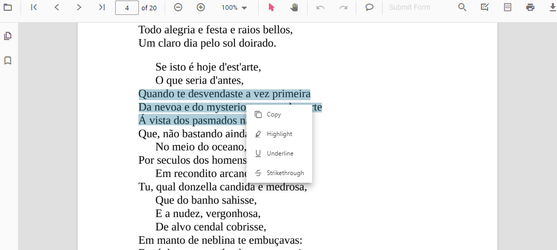 Copiar Texto de um PDF com o Editor Online PDFgear