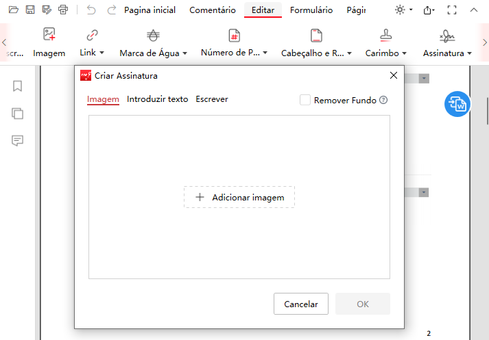 Assinar um documento PDF com certificado digital usando PDFgear