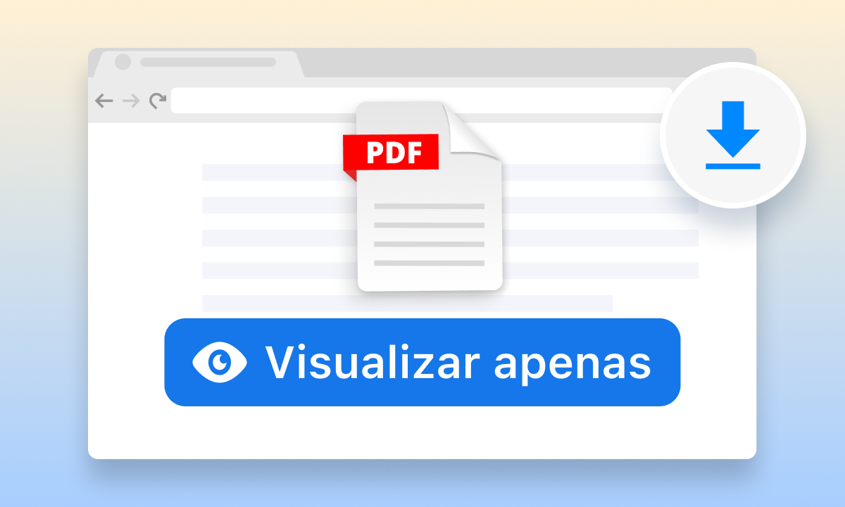 Baixar PDF apenas para visualização do site
