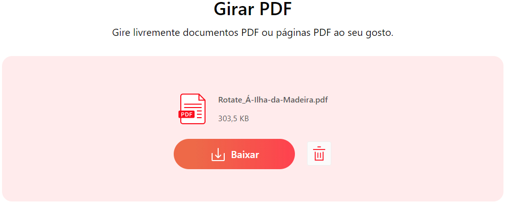 Salvar os Arquivos PDF Rotacionados