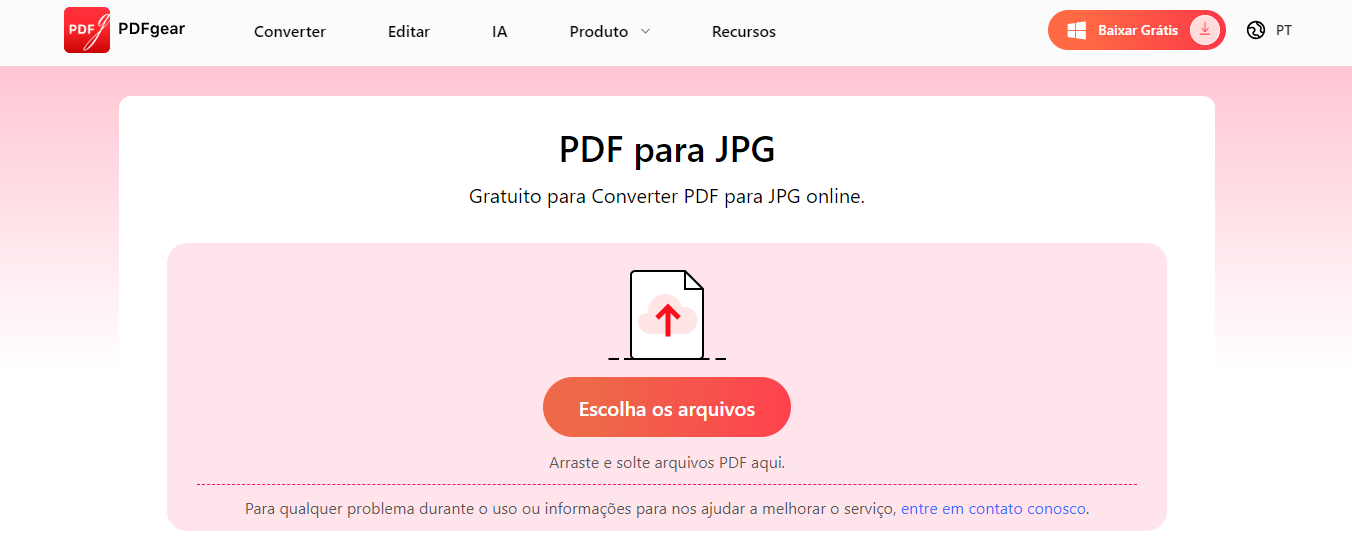Carregar arquivo PDF