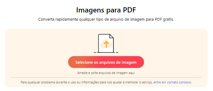 Carregar e converter com PDFgear online