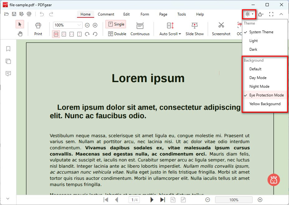 Mudar a Cor de Fundo