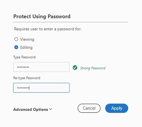 como colocar senha em pdf