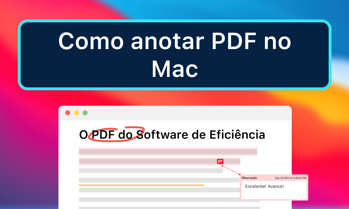 Como anotar PDF no Mac
