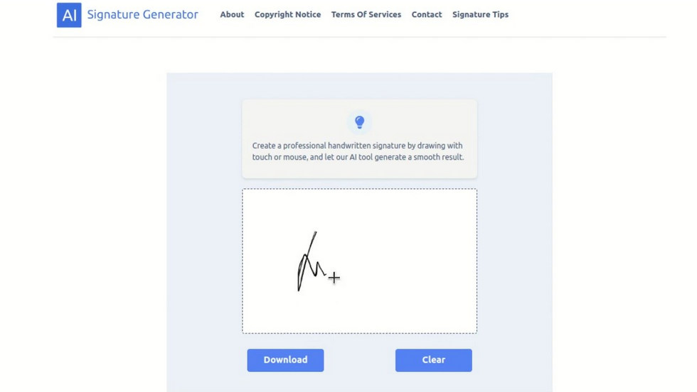 COMPROMATH Signature Generator