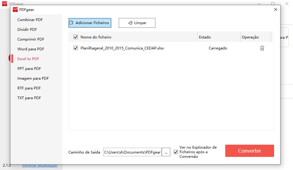 como converter excel em pdf sem cortar