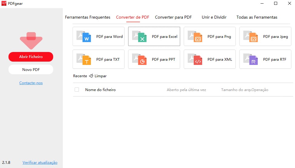 como inserir e editar pdf no excel