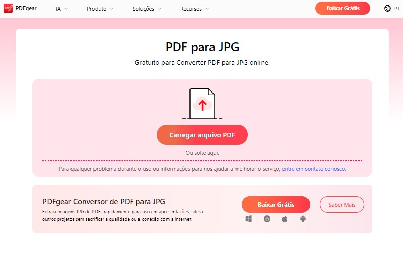 como inserir pdf no excel