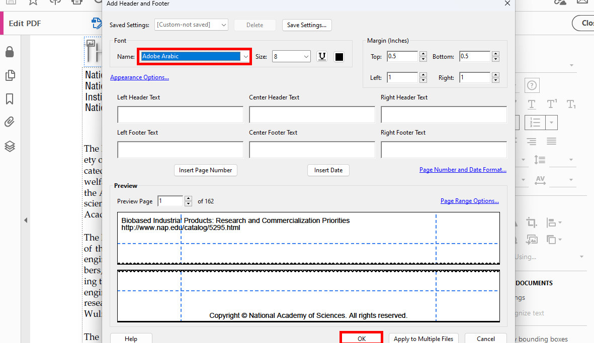 Personalizar o Cabeçalho e o Rodapé no Adobe Acrobat