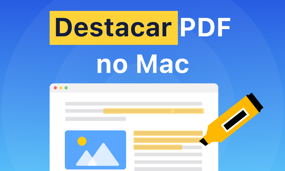 Destacar PDF no Mac