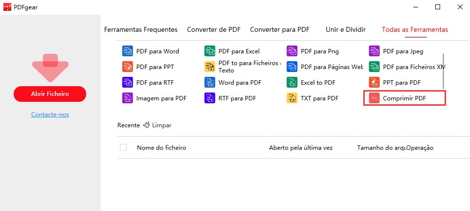 como diminuir tamanho de pdf
