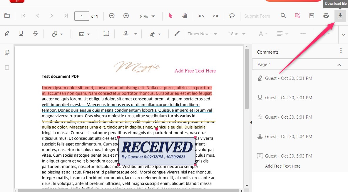 Baixar o PDF Editado