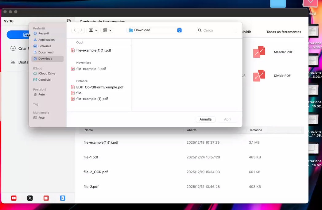 Desenhar em PDF no Mac