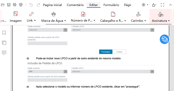 Editar PDF no PDFgear