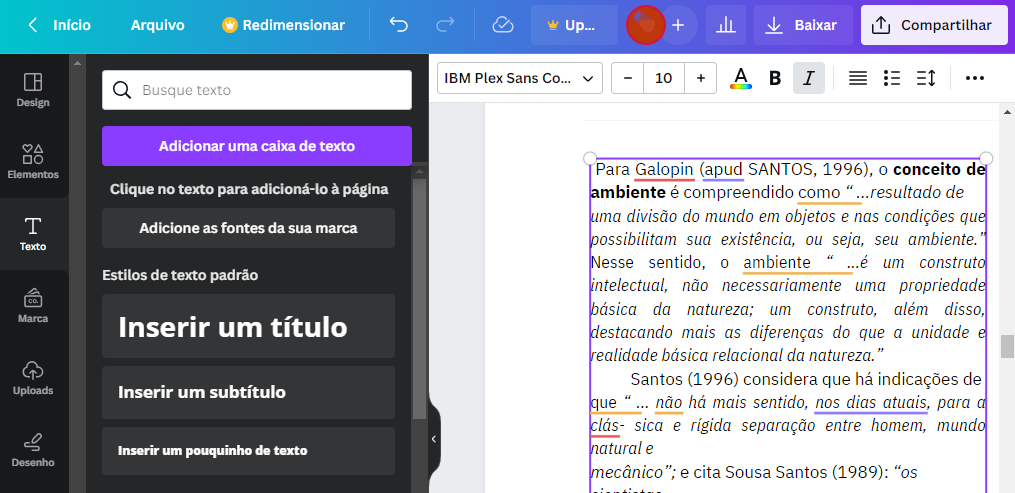 Edite texto em PDF no Mac online