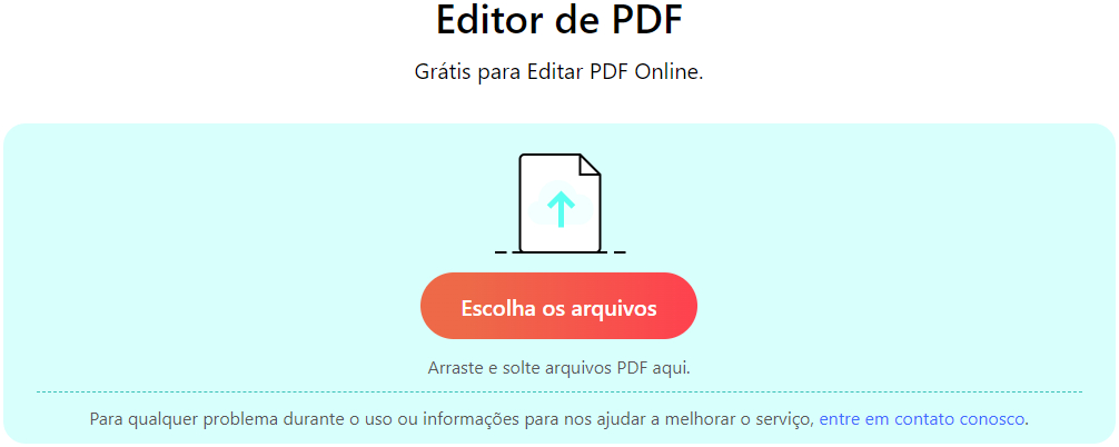 Abrir Arquivo PDF com Editor Online