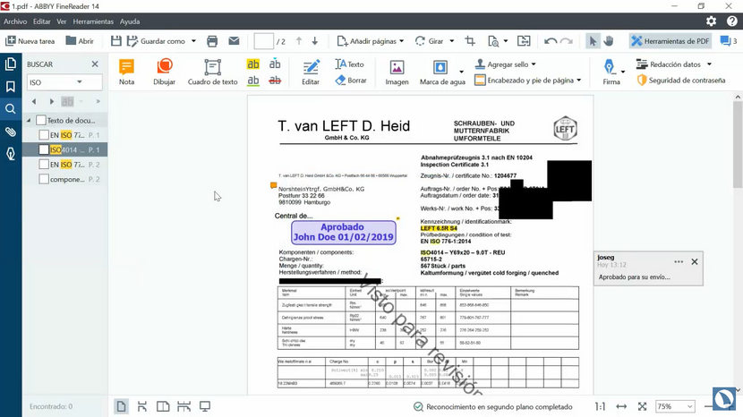 Editor de PDF Gratuito para Windows FineReader