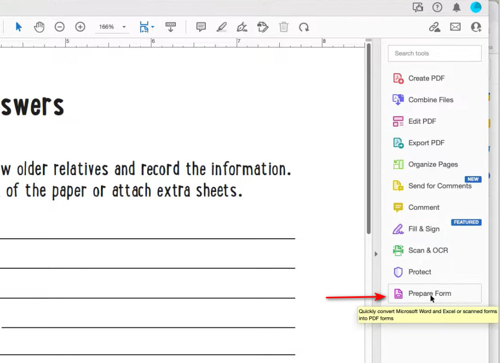 Open the File with Adobe Acrobat Pro