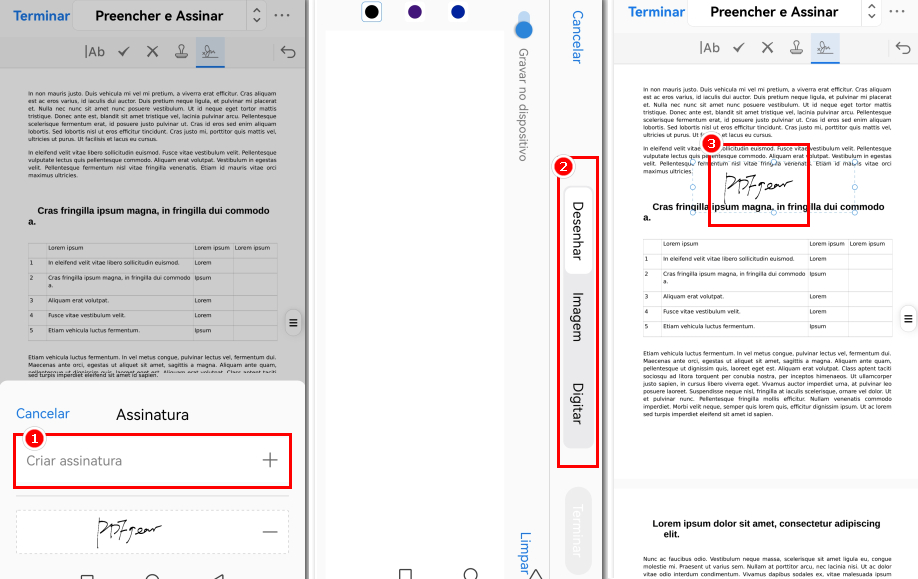 Adicionar Assinatura em PDF no Android com PDFgear