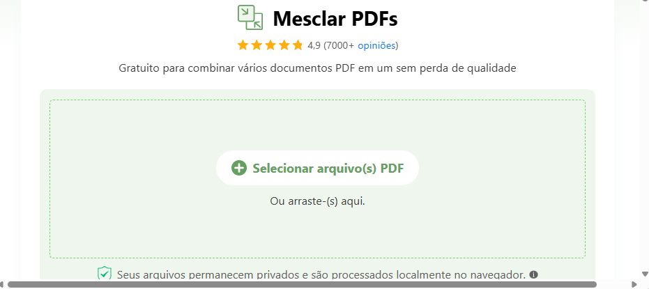Como Unir PDF com o Unidor Online do PDFgear