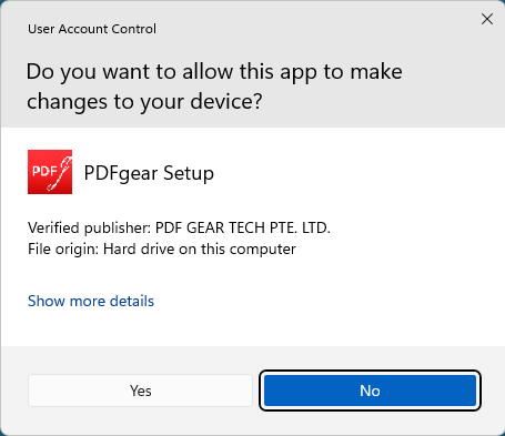 PDFgear Verified Publisher
