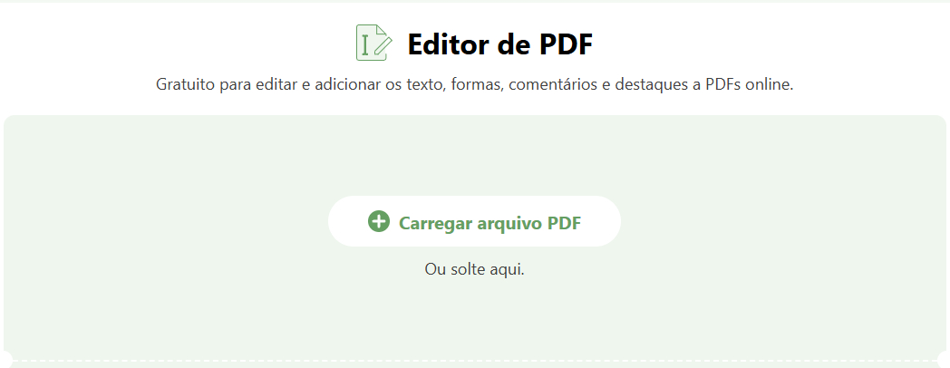 Carregar arquivo PDF