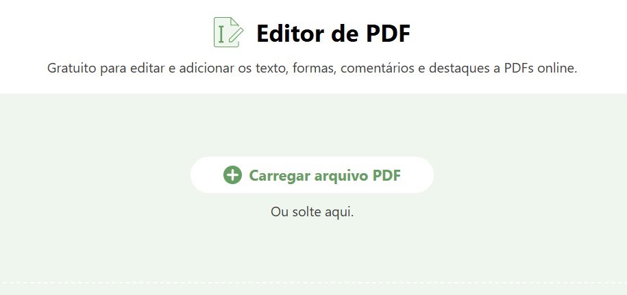 Abrir PDF no Editor Online