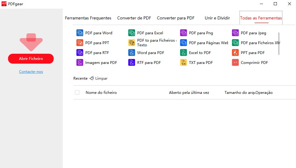 PDFgear para editar e salvar arquivos em PDF