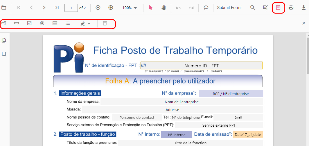 Preencher o Formulário