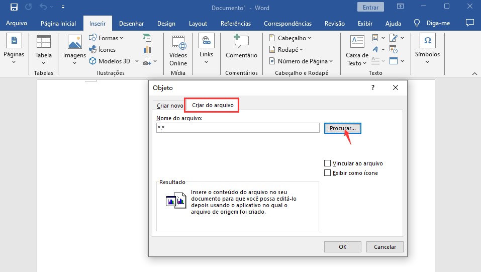 como inserir pdf no word 