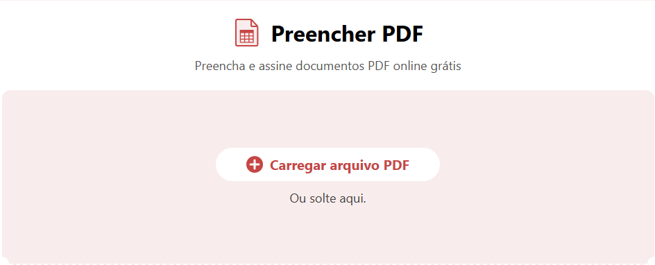 Carregar arquivo PDF