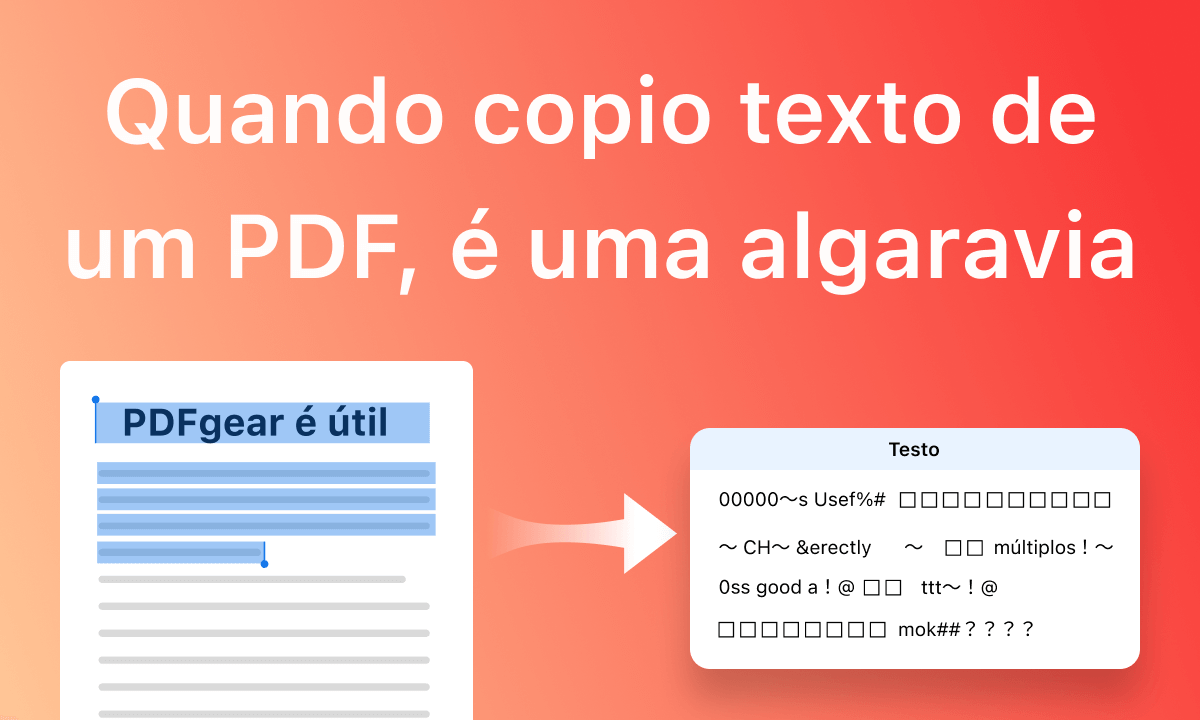 [Resolvido] Quando copio texto de um PDF, ele é ilegível