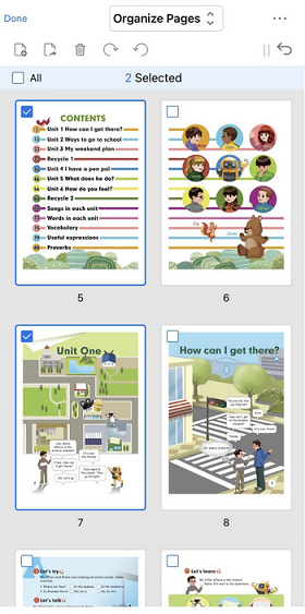 Recursos de edição de PDF