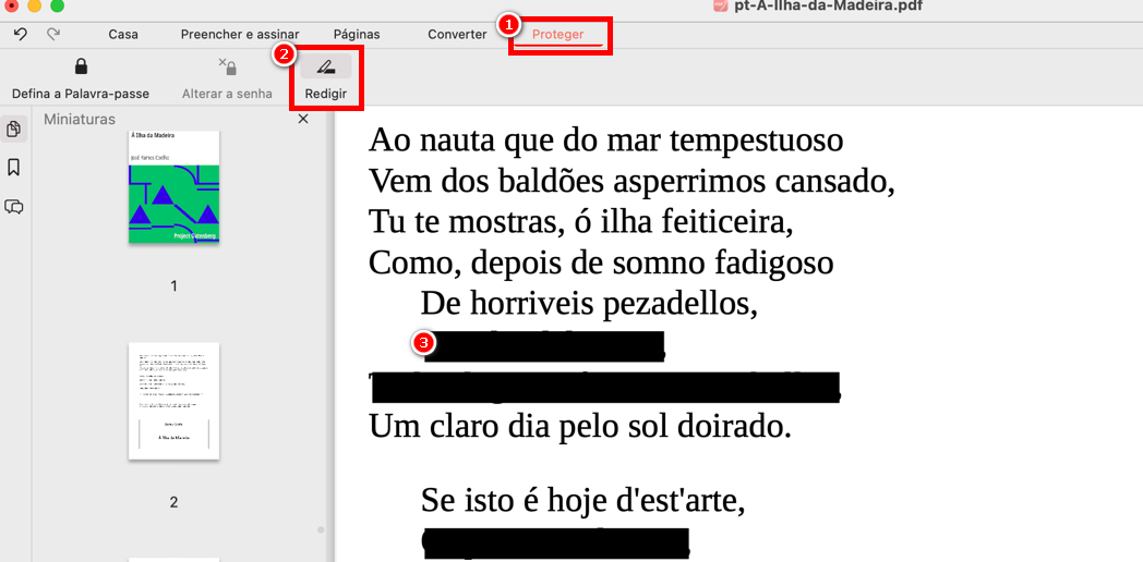 Redigir um PDF no Mac