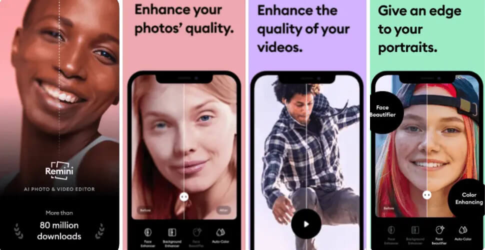 Aplicativo Remini Melhorador de Fotos com IA