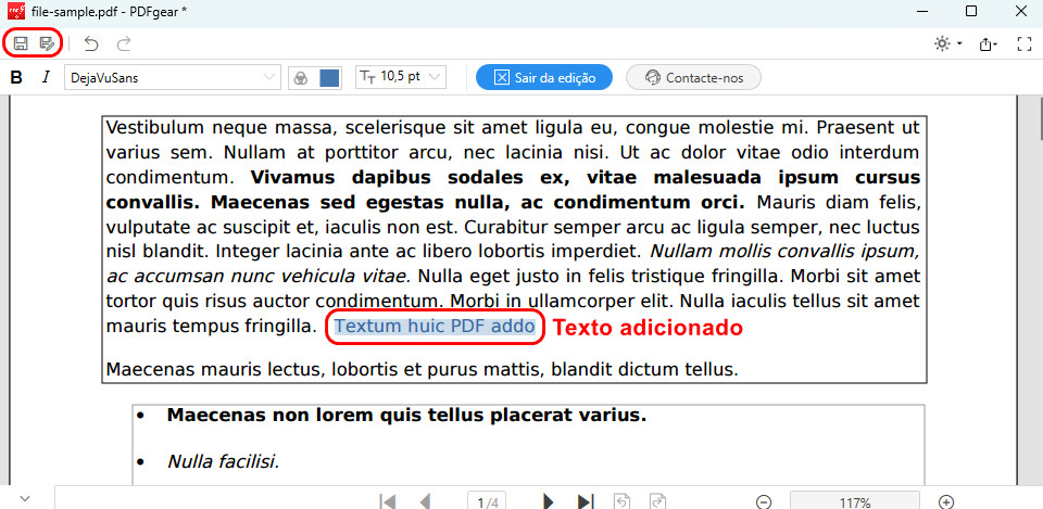 Salvar o PDF Baixado