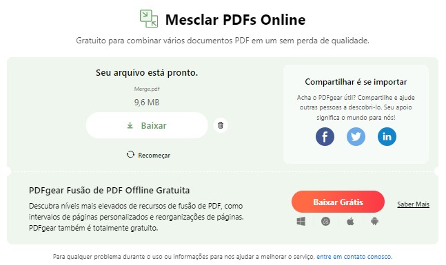 como juntar varios pdf em um só