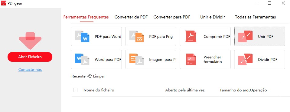 PDFgear para juntar PDFs gratis