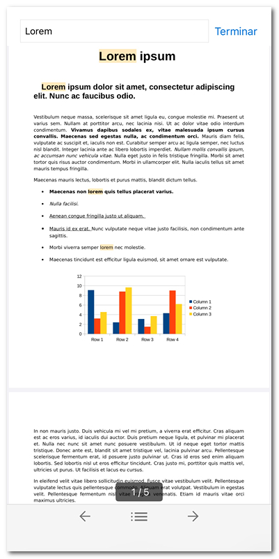 Encontrar palavras específicas