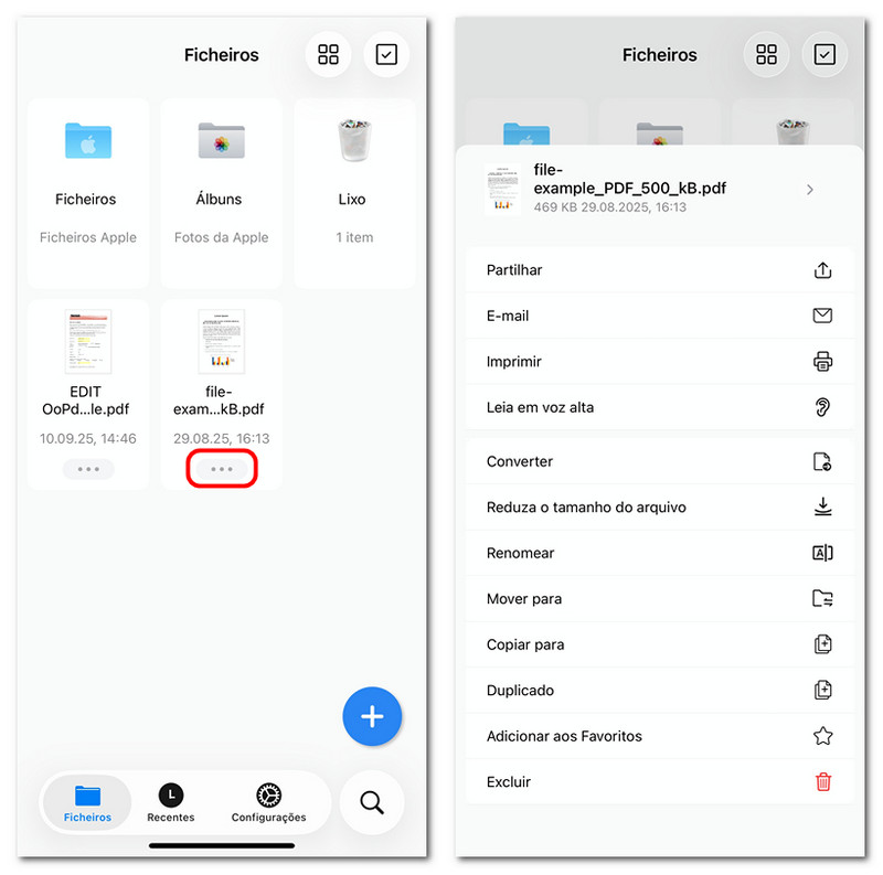 Gerenciar um Arquivo no PDFgear
