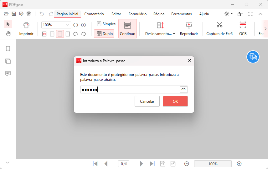 Abrir um PDF Bloqueado