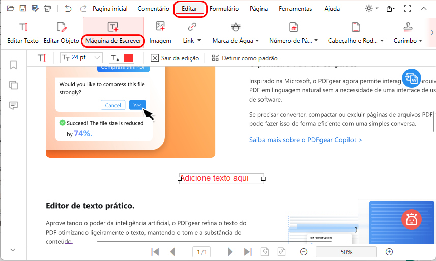 Adicionar Texto