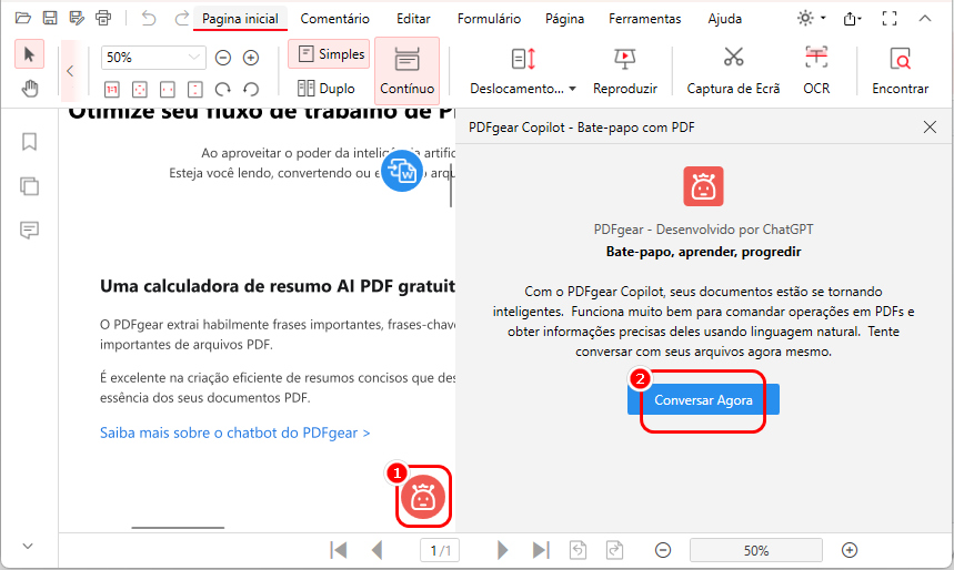 Abrir PDFgear Copilot